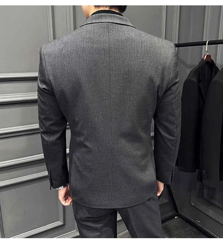Herren Anzug Nadelstreifen