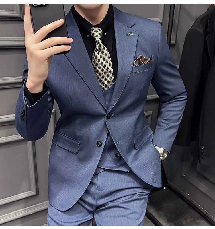 Herren Anzug Nadelstreifen