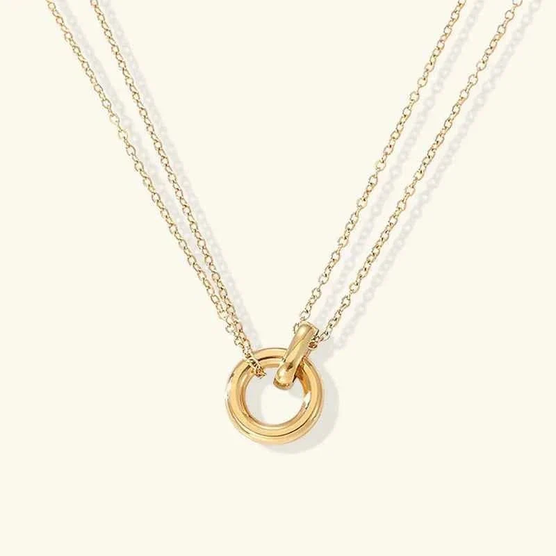 Layering Halskette Gold