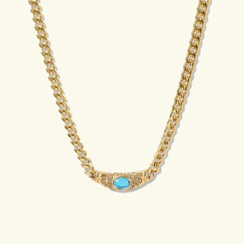 Goldkette Mit Steinen