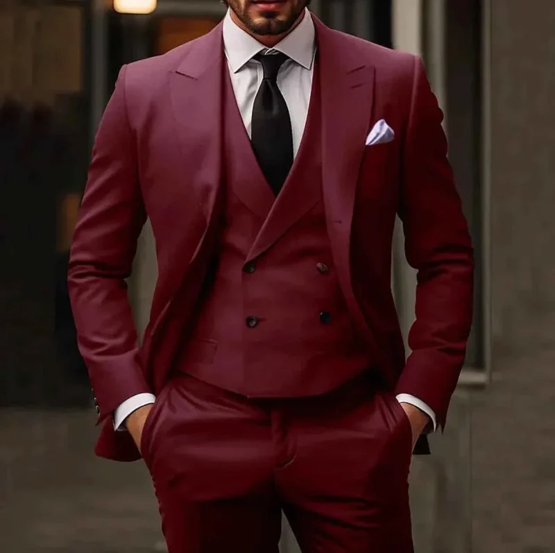 Herren Anzug Komplett Set