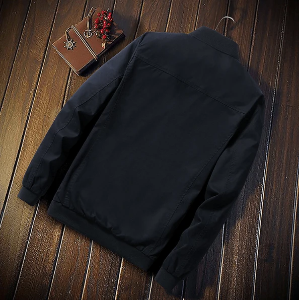 Gestreifte Bomberjacke Herren
