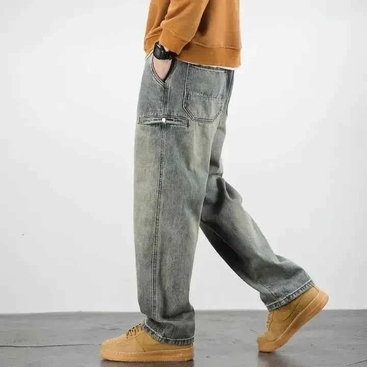Stonewashed Jeans Herren