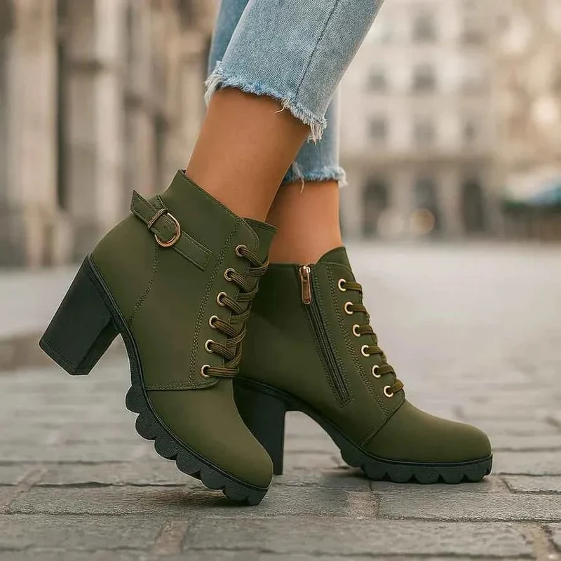 Damen Schnürstiefeletten