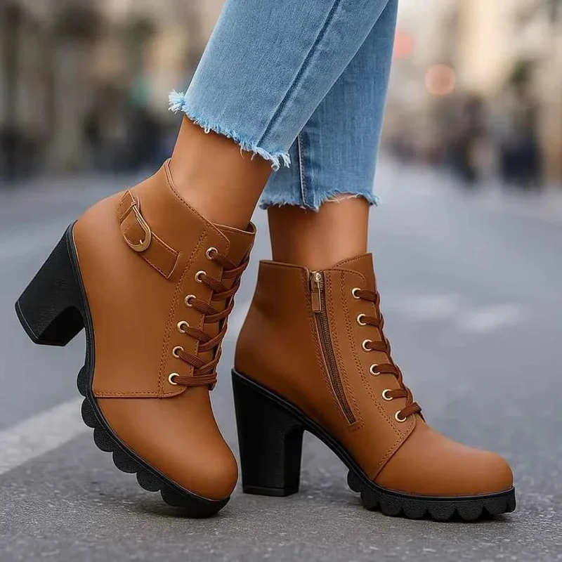 Damen Schnürstiefeletten
