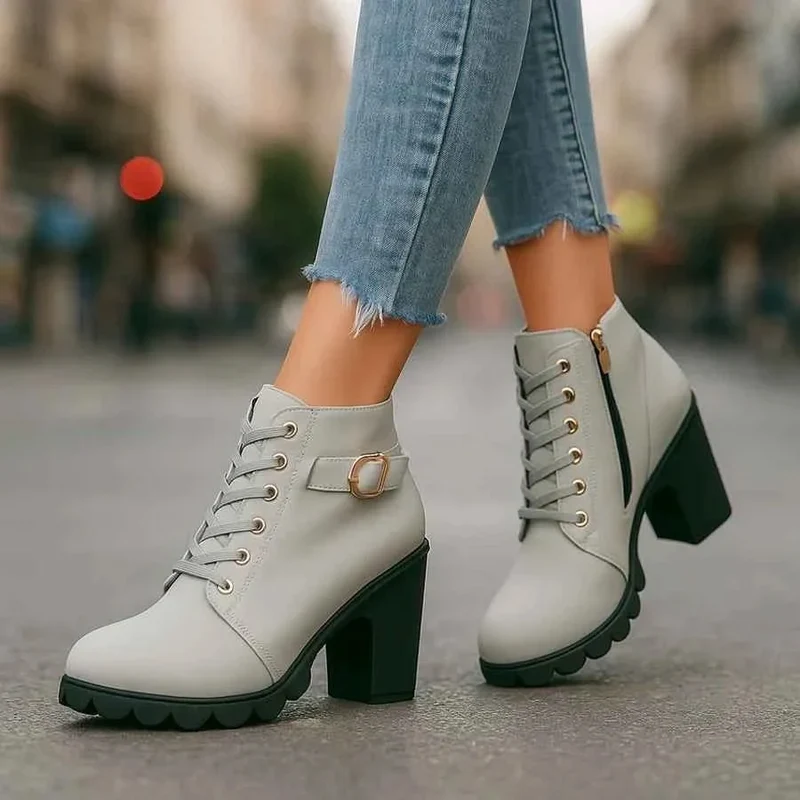 Damen Schnürstiefeletten