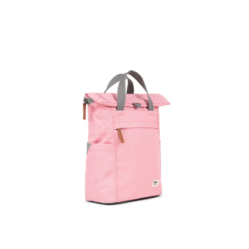 ROKA Finchley Eine kleine Tasche aus recyceltem Canvas mit Rosenmuster