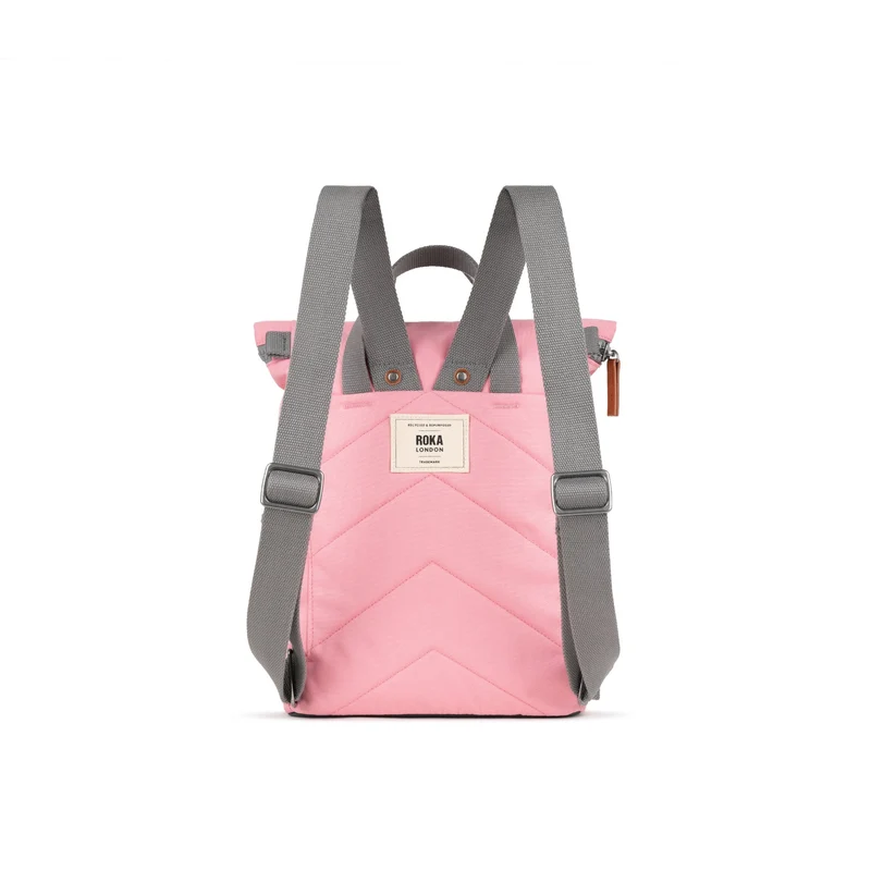 ROKA Finchley Eine kleine Tasche aus recyceltem Canvas mit Rosenmuster