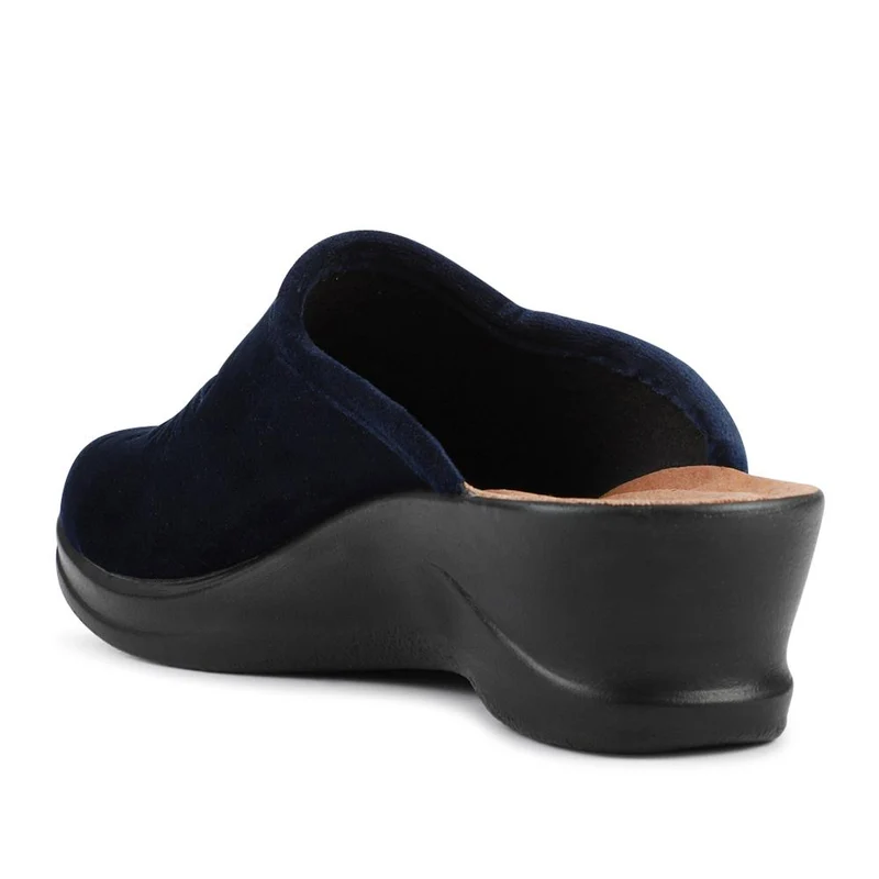 Fly Flot Engraved Self Moulding Mules - FLY42002 / 327 719 - Navy