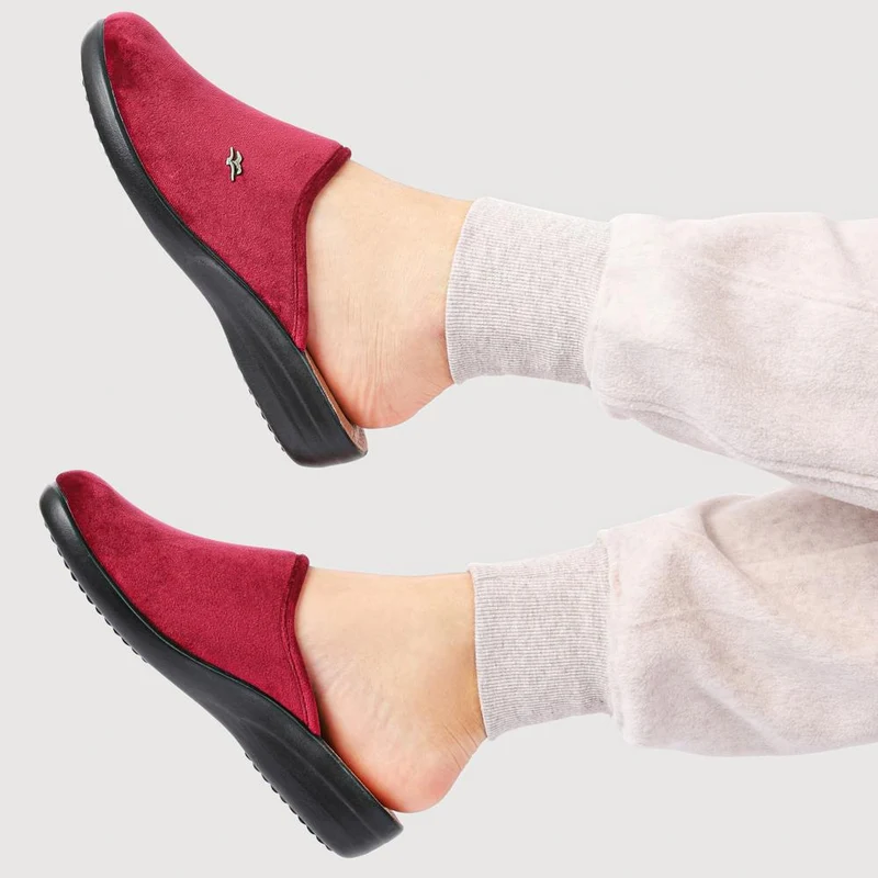 Fly Flot Anatomic Slipper Mules - FLY40009 / 325 631 - Burgundy