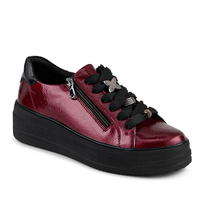 Remonte Leather Zip & Lace Trainers - DRS42505 / 327 736