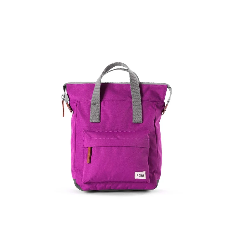 ROKA Bantry B Violet Kleine Tasche aus recyceltem Canvas
