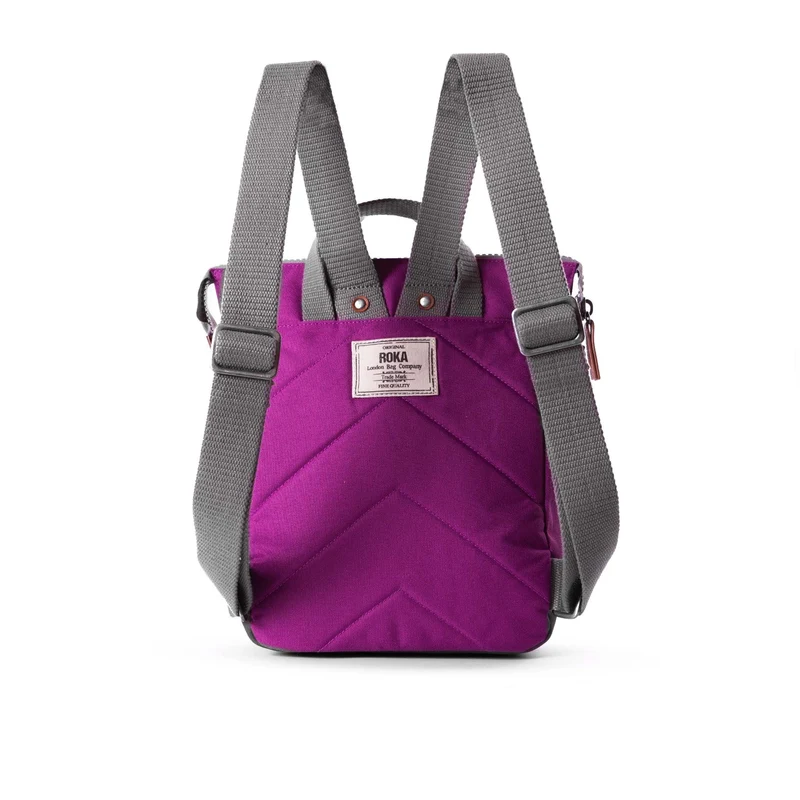 ROKA Bantry B Violet Kleine Tasche aus recyceltem Canvas