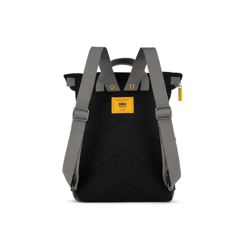 ROKA Gelbes Etikett Canfield B Ash Medium Tasche aus recyceltem Canvas