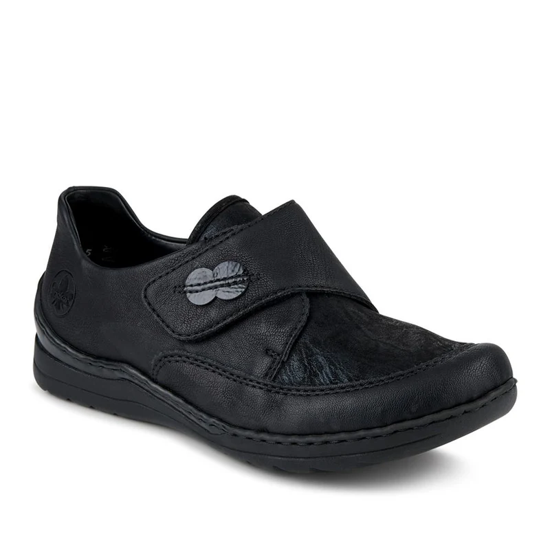 Rieker Wide Fit Cushioned Touch-Fasten Shoes - RKR42525 / 327 691