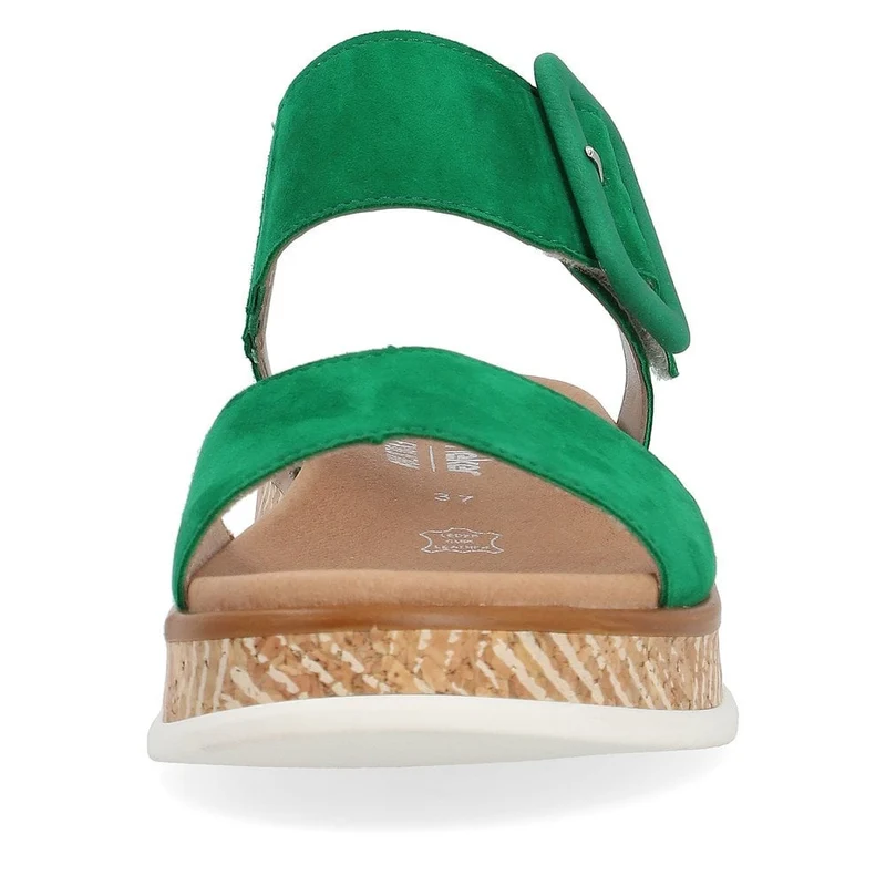 Rieker Damen Revolution Fashion Sandale - Grün