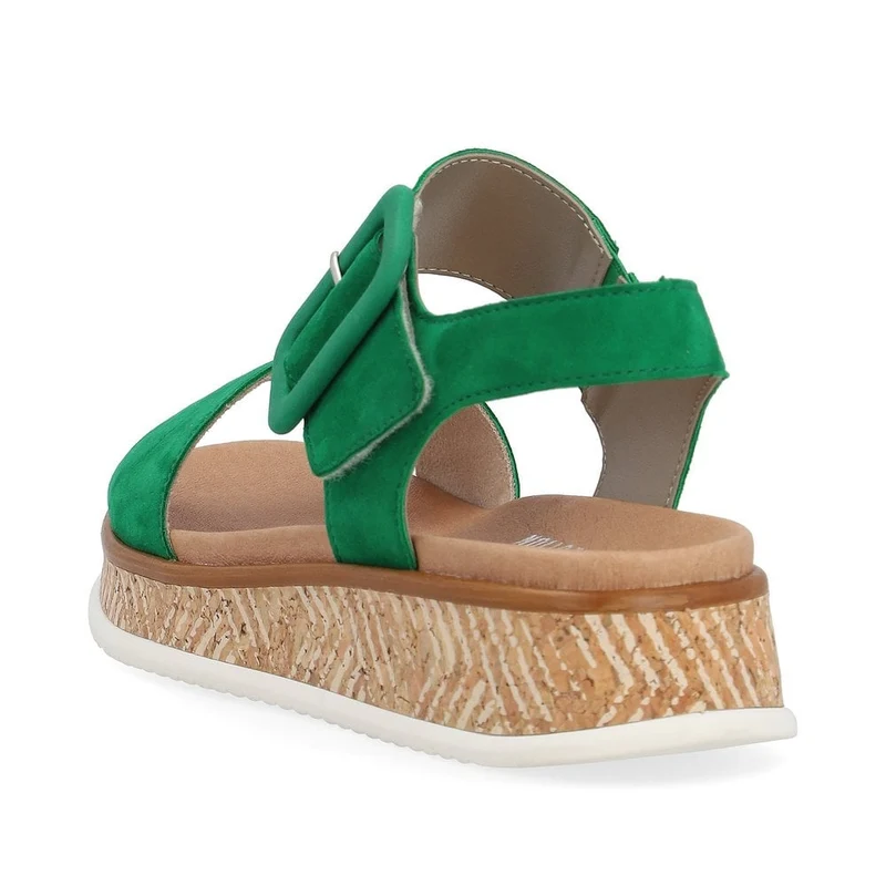 Rieker Damen Revolution Fashion Sandale - Grün
