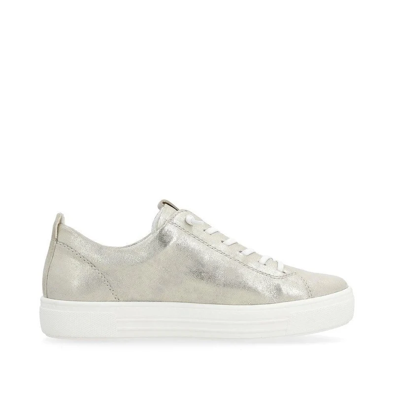 Remonte Modische Sneaker aus Leder für Damen - Metallic