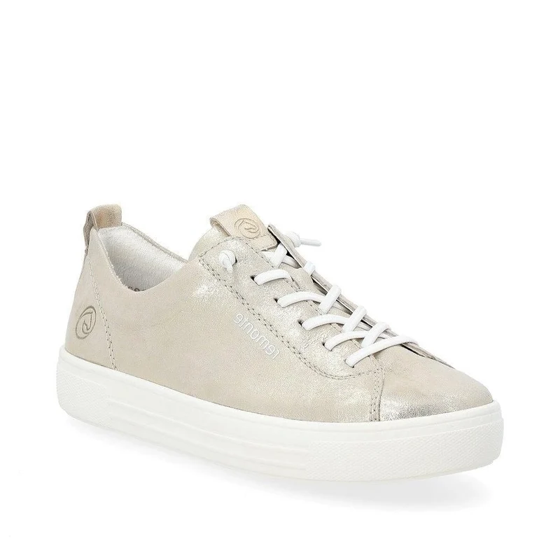 Remonte Modische Sneaker aus Leder für Damen - Metallic