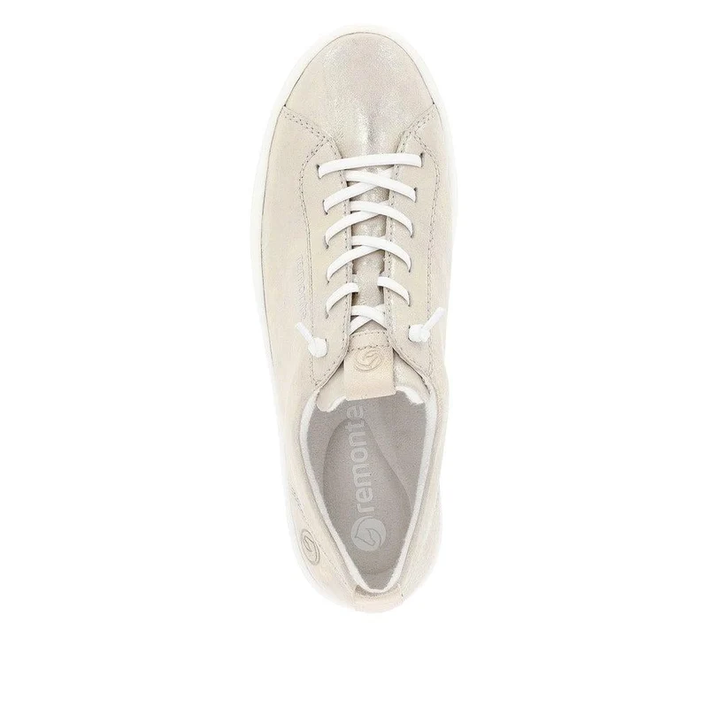 Remonte Modische Sneaker aus Leder für Damen - Metallic