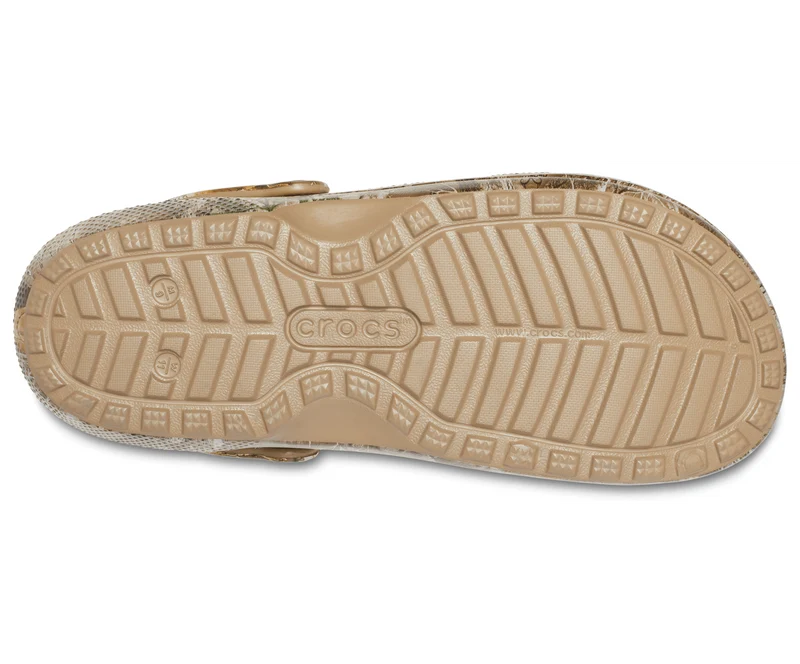 Crocs Unisex Classic Lined Realtree Clog – Schokolade