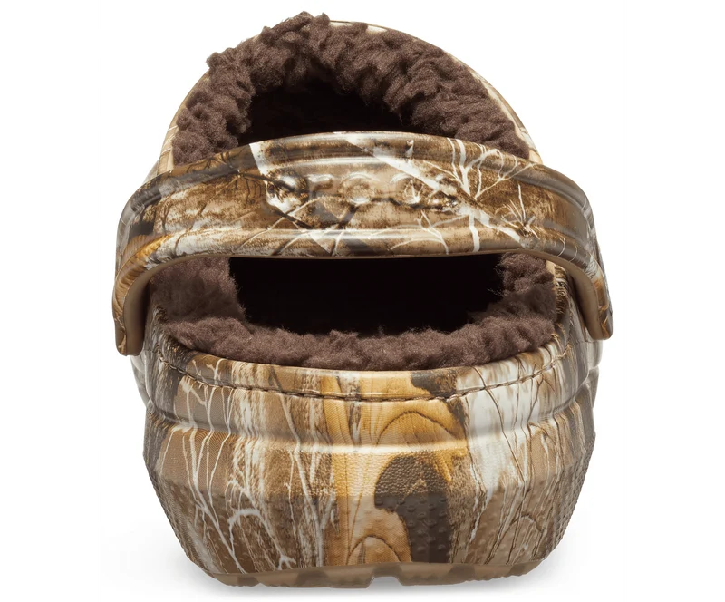 Crocs Unisex Classic Lined Realtree Clog – Schokolade