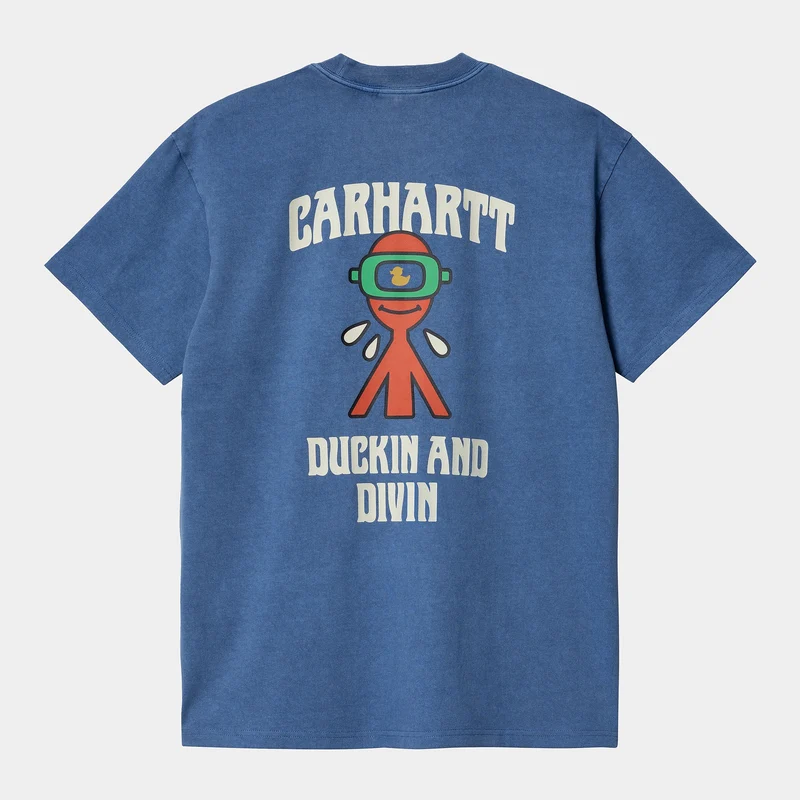 Carhartt WIP Herren Duckin' T-Shirt – Acapulco