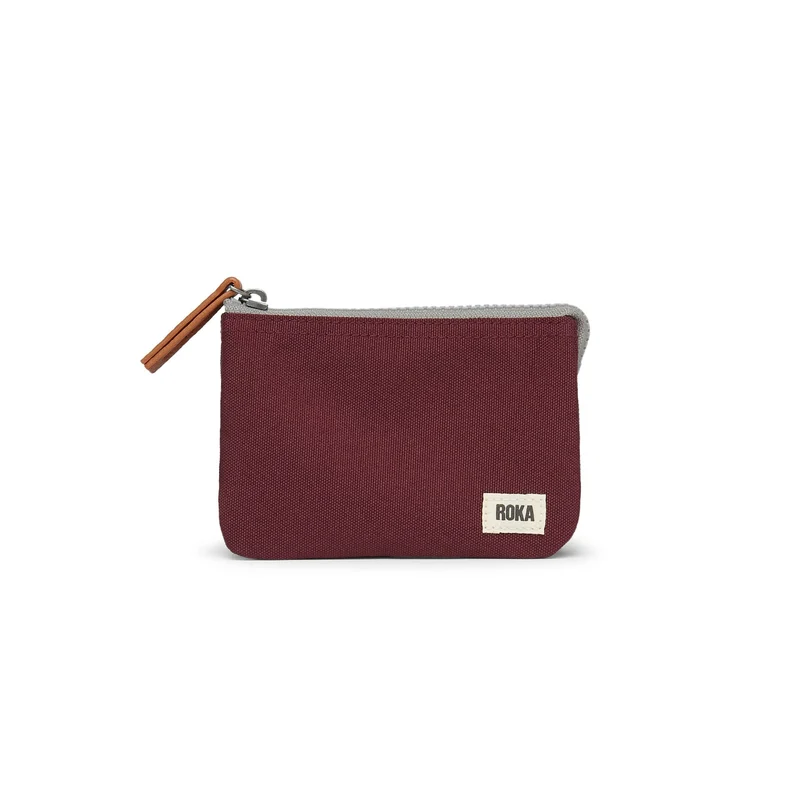 ROKA Carnaby Sienna Kleine Handtasche aus recyceltem Canvas
