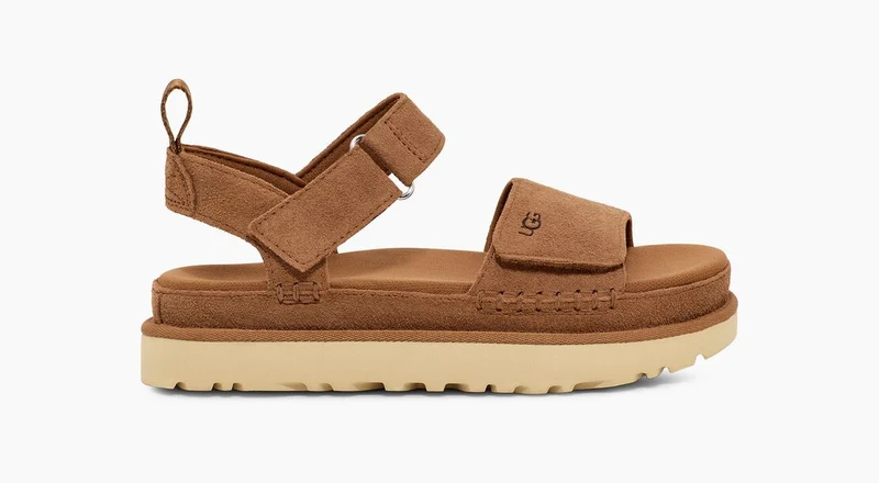 UGG Damen Goldenstar Sandale – Kastanie