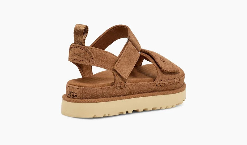 UGG Damen Goldenstar Sandale – Kastanie