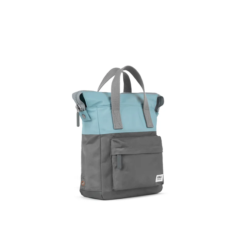 ROKA Kreativer Abfall Bantry B Graphit/Spearmint Kleine Tasche aus recyceltem Nylon