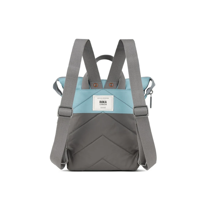 ROKA Kreativer Abfall Bantry B Graphit/Spearmint Kleine Tasche aus recyceltem Nylon