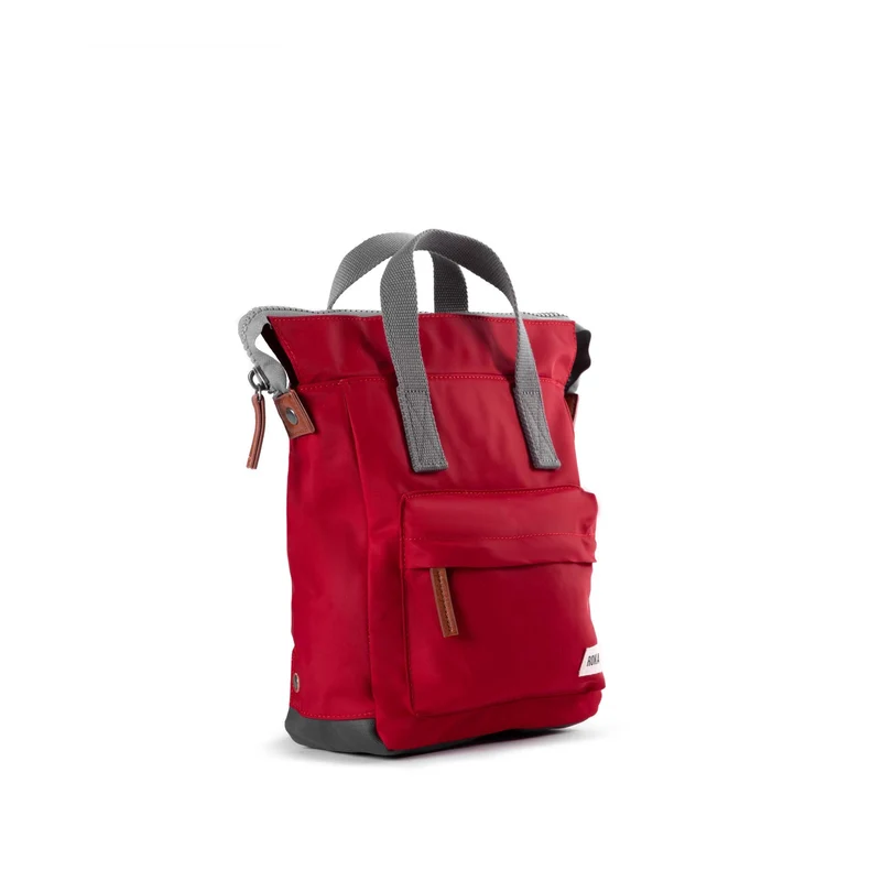 ROKA Bantry Kleine Tasche aus recyceltem Nylon, Farbe Cranberry