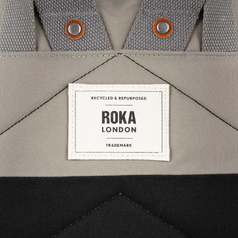 ROKA Kreativer Abfall Canfield B Ash/Coriander Medium Tasche aus recyceltem Canvas