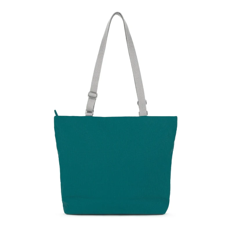 ROKA Trafalgar B Blaugrüne Tasche aus recyceltem Canvas