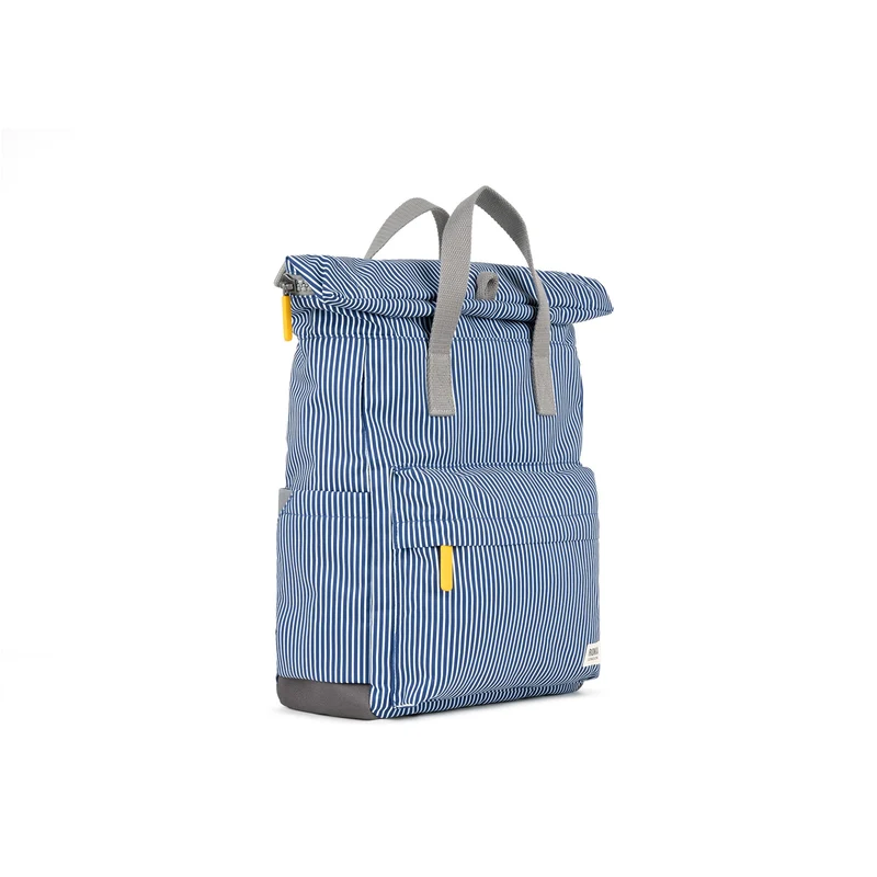 ROKA Canfield B Hickory Stripe Medium Tasche aus recyceltem Canvas