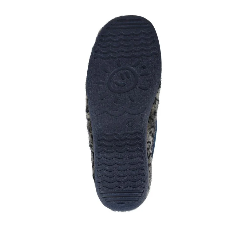 Warm-Lined Full Slippers - ANAT42002 / 328 299 - Navy