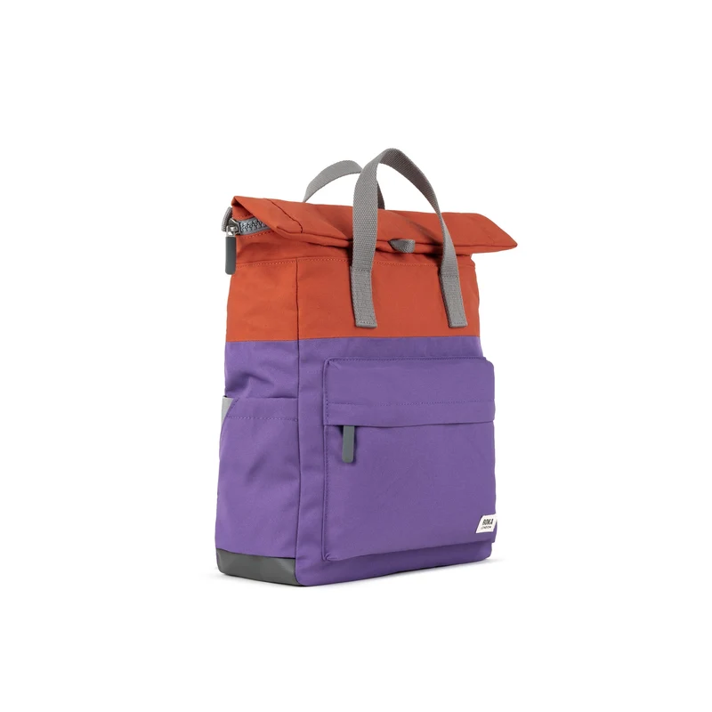 ROKA Kreativer Abfall Canfield B Imperial Purple/Rooibos Medium Recycled Canvas Bag