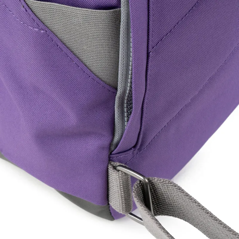 ROKA Kreativer Abfall Canfield B Imperial Purple/Rooibos Medium Recycled Canvas Bag