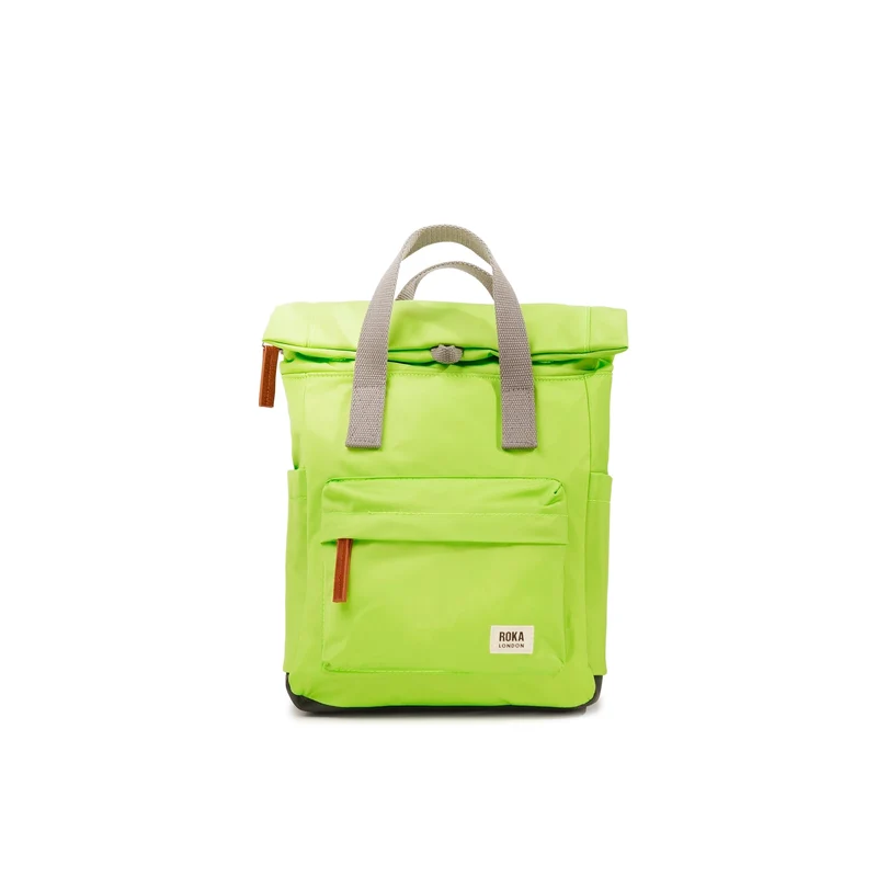 ROKA Canfield Kleine Tasche aus recyceltem Nylon, hellgrün