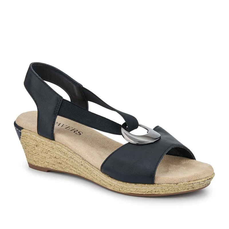 Slip-On Slingback Sandals - WBINS41066 / 327 602 - Black