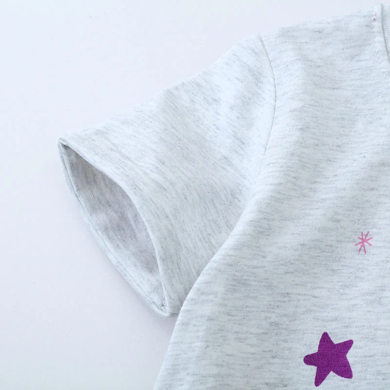 Mädchen T-Shirt mit buntem Einhorn-Design und inspirierendem Schriftzug Drune