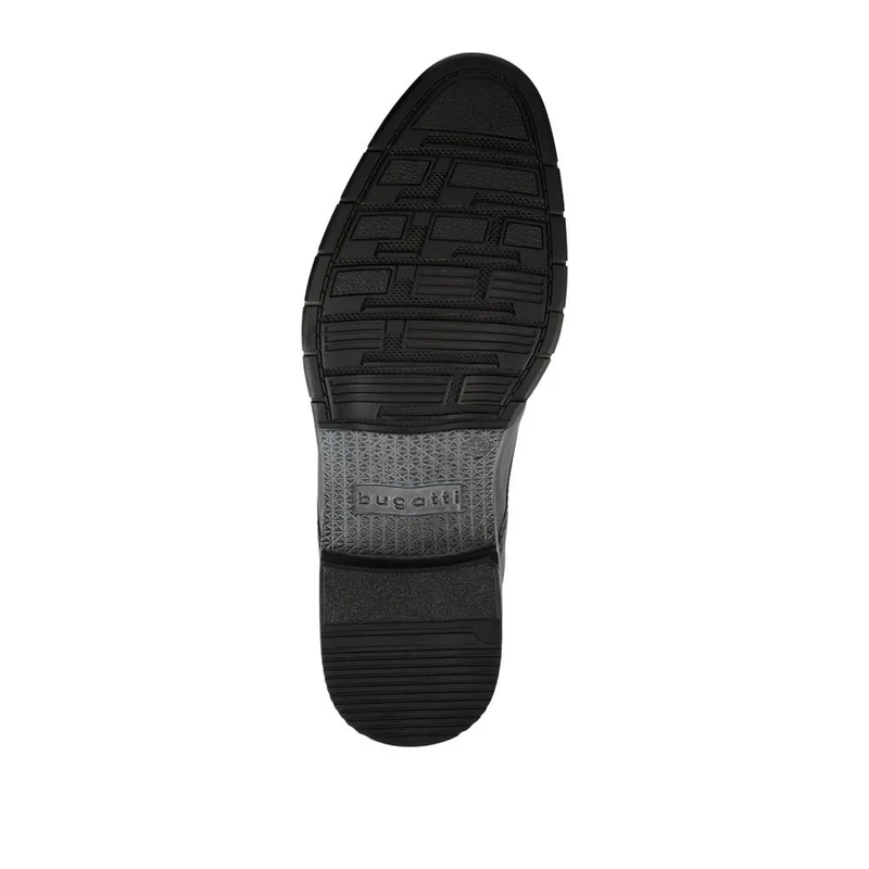 Smart Leather Lace-Up Shoes - BUG42503 / 327 673 - Navy