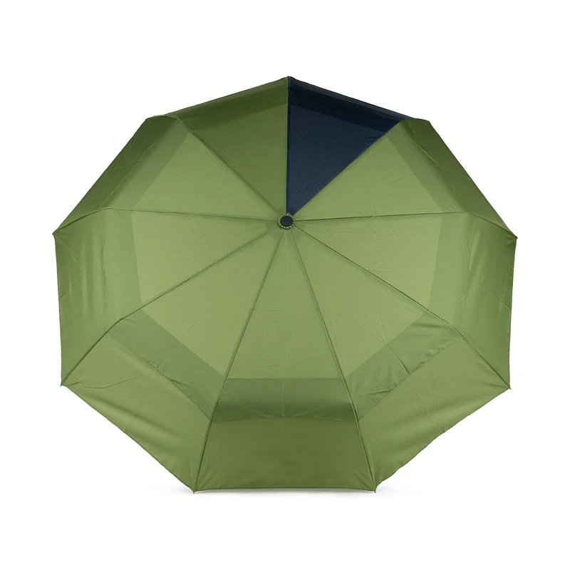 ROKA Waterloo Avocado / Mitternachtsregenschirm aus recyceltem Nylon