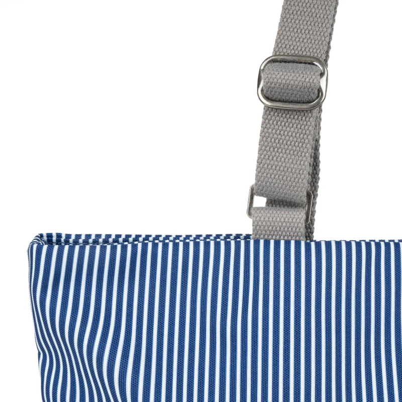 ROKA Trafalgar B Hickory Stripe Mittelgroße Tasche aus recyceltem Canvas