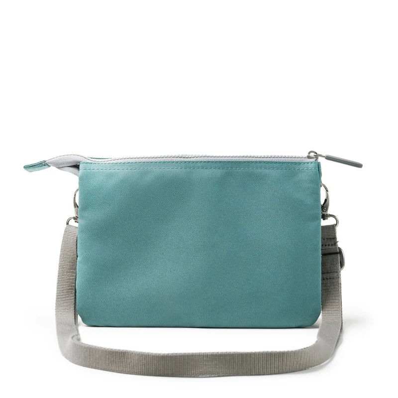 ROKA Carnaby Crossbody-Tasche aus recyceltem Canvas, Salbeigrün, XL
