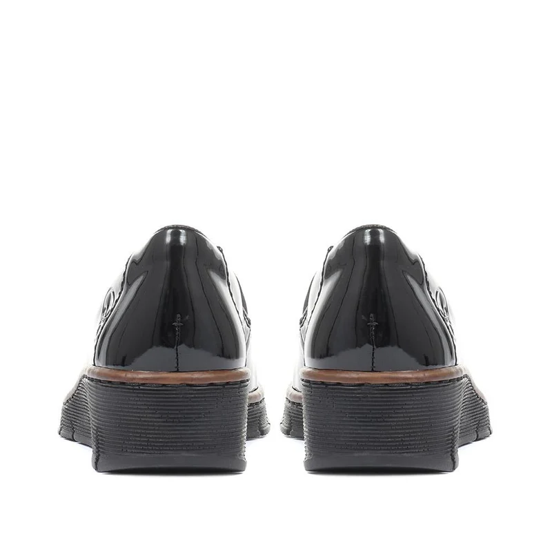 Slip-On Wedge Shoes - RKR32516 / 319 087 - Black Patent