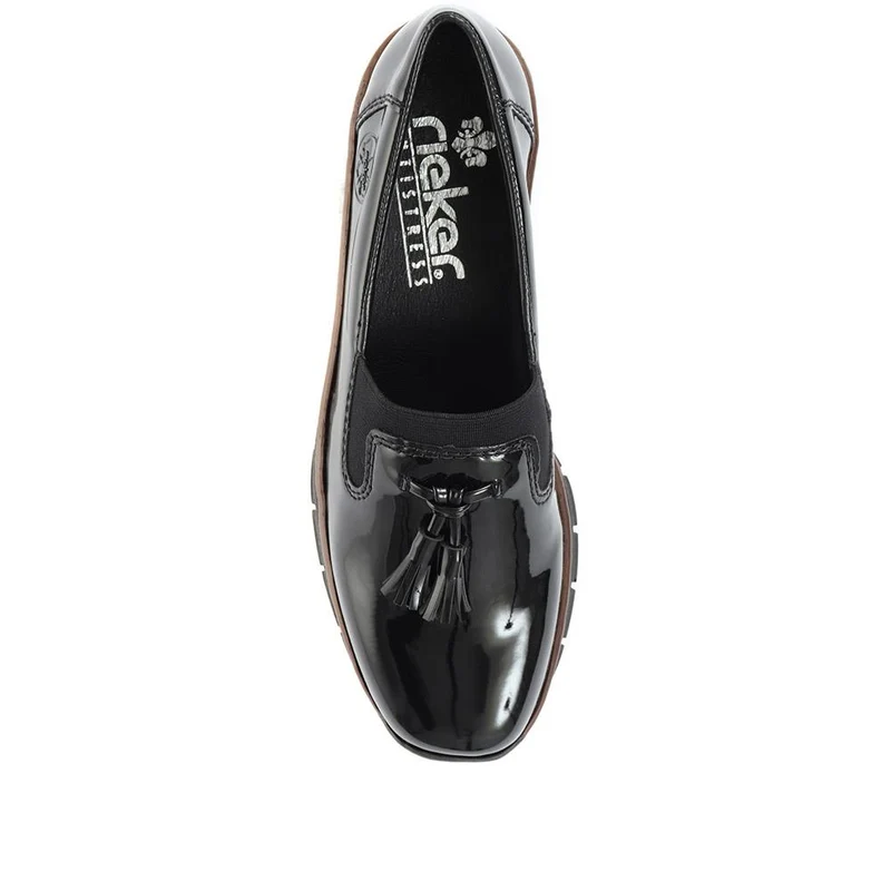 Slip-On Wedge Shoes - RKR32516 / 319 087 - Black Patent