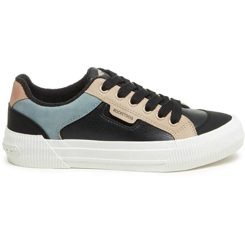 Rocket Dog Damen Cheery Blocked Sportliche Trainer – Schwarz