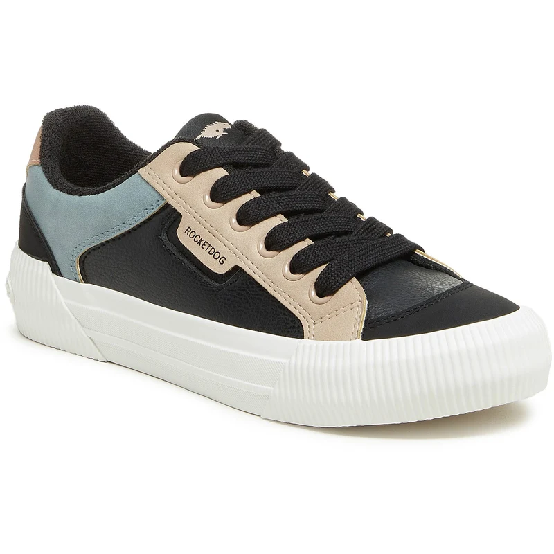 Rocket Dog Damen Cheery Blocked Sportliche Trainer – Schwarz